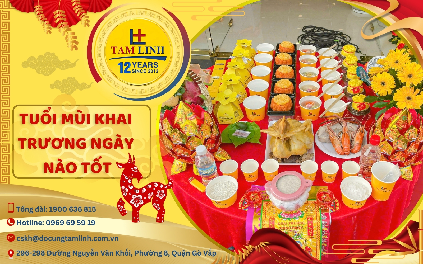 Tuổi Mùi khai trương ngày nào tốt