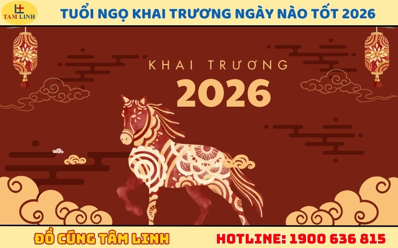 Tuổi Ngọ khai trương ngày nào tốt 2026
