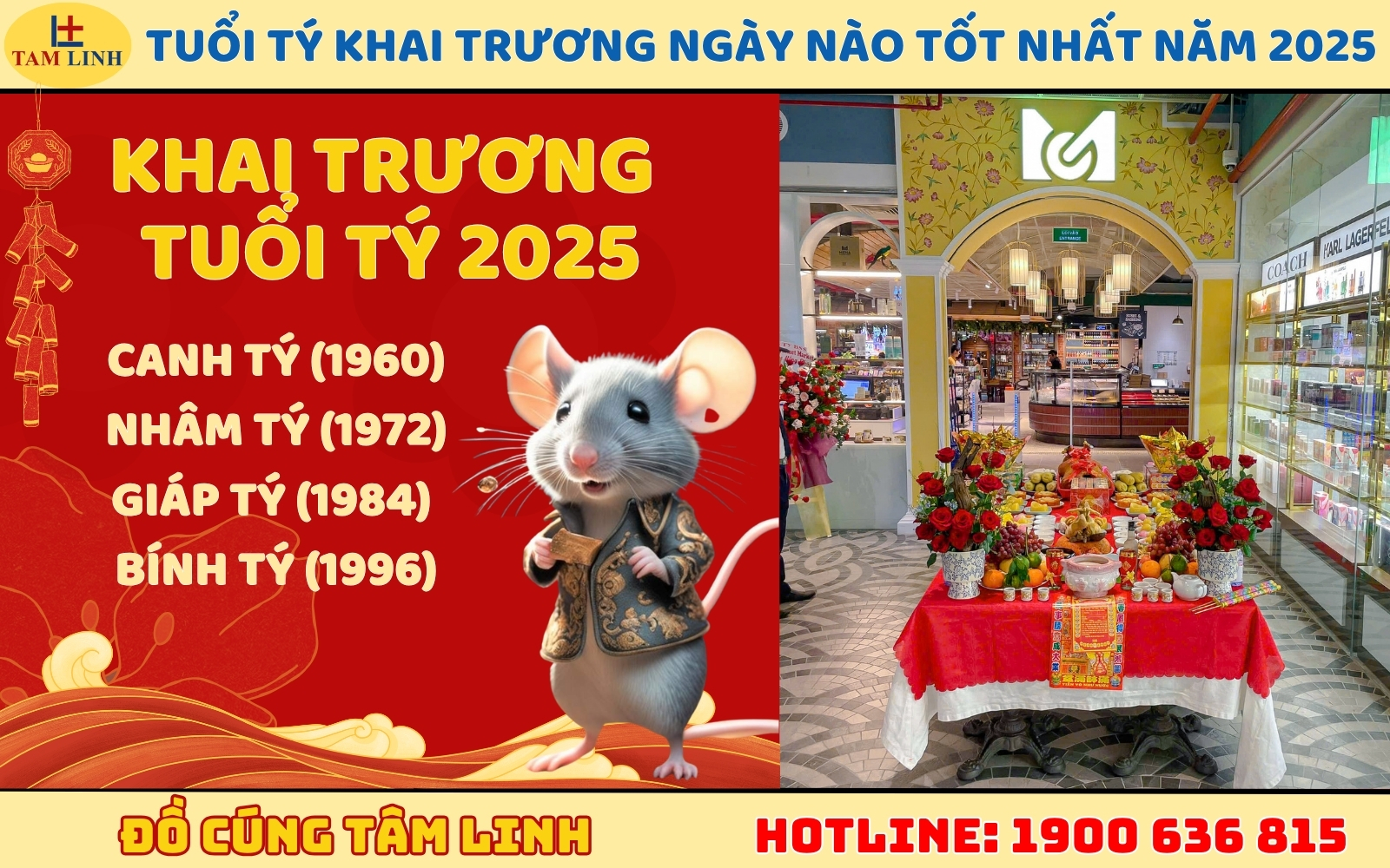 Tuổi Tý khai trương ngày nào tốt nhất năm 2025