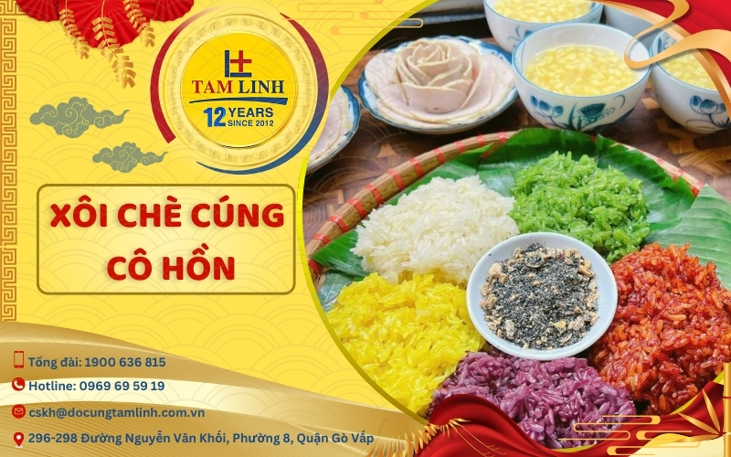 Xôi chè cúng cô hồn