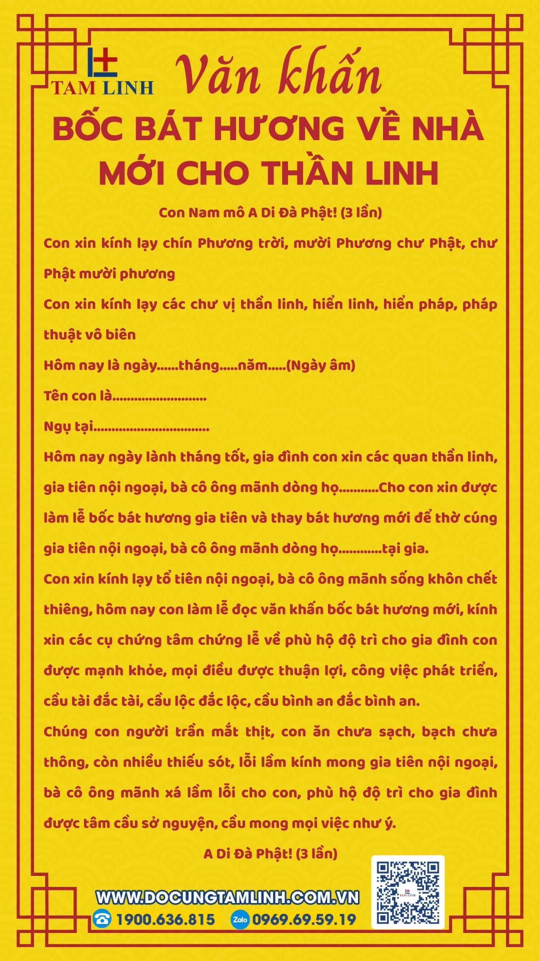 bốc bát hương về nhà mới cho thần linh, ông bà, tổ tiên