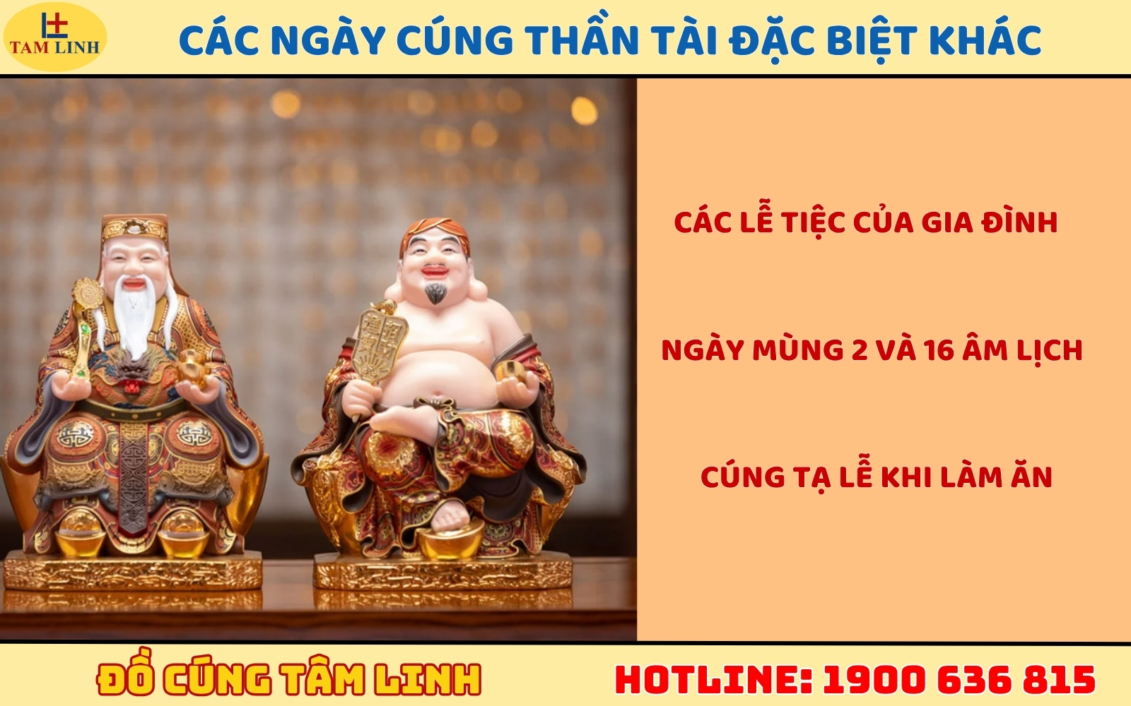 Các ngày cúng Thần Tài đặc biệt khác