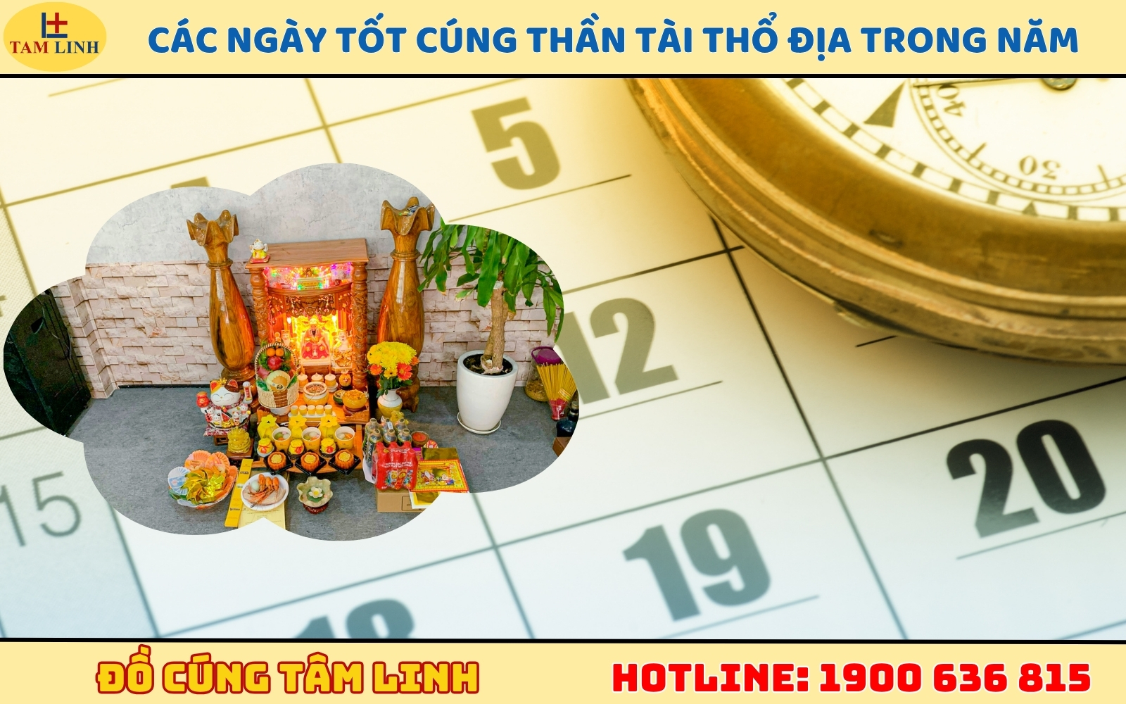 Các ngày tốt cúng Thần Tài Thổ Địa trong năm