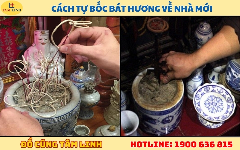 cách tự bốc bát hương về nhà mới