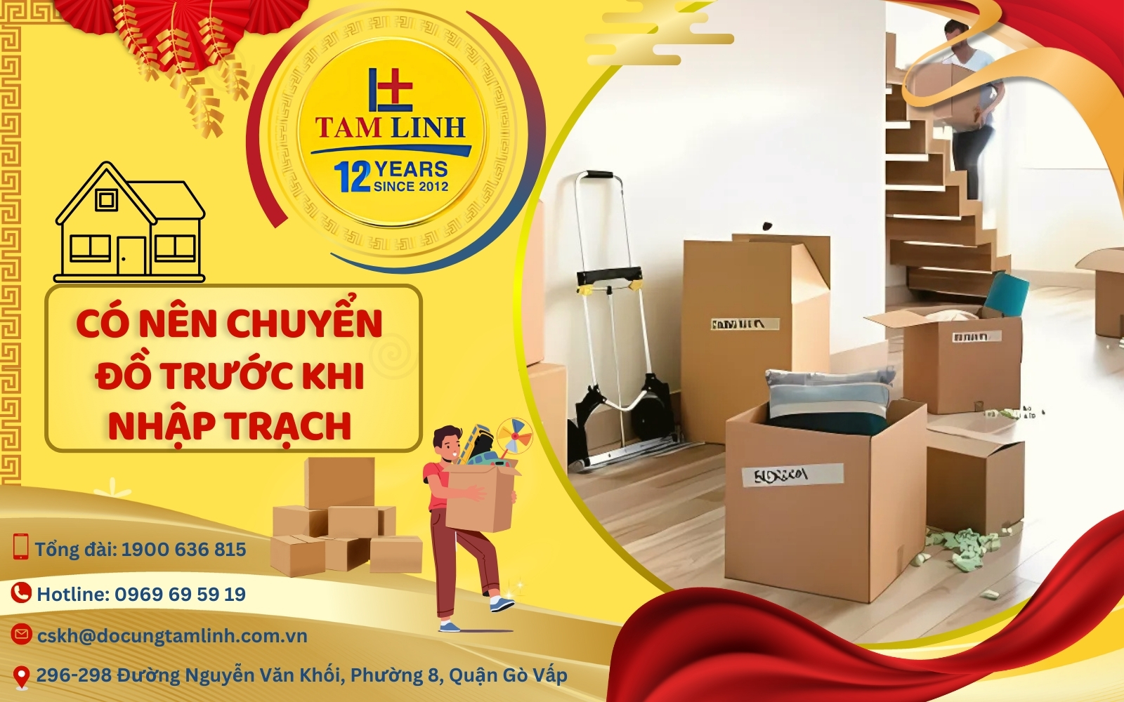 có nên chuyển đồ trước khi nhập trạch không