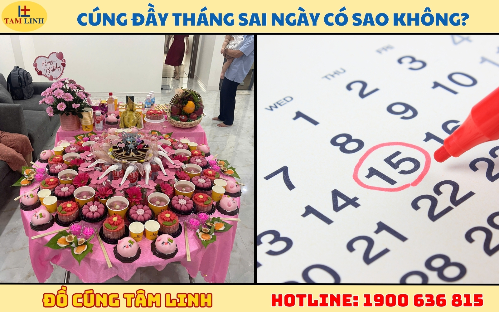 Cúng đầy tháng sai ngày có sao không