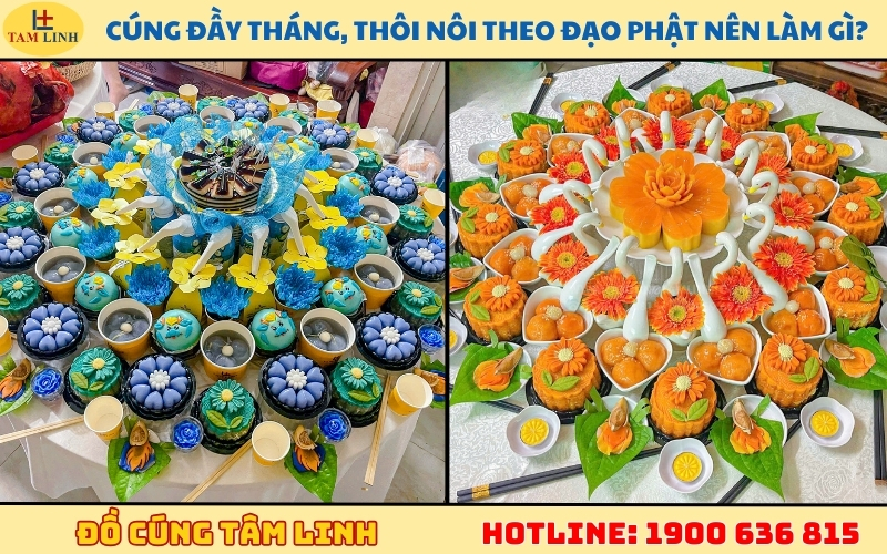 Cúng đầy tháng, thôi nôi theo đạo Phật làm gì