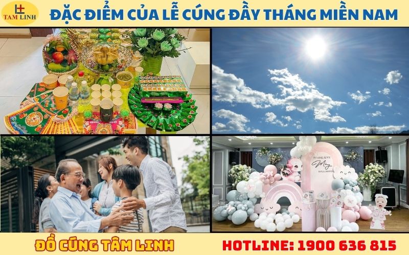Đặc điểm “hay ho” của lễ cúng đầy tháng miền Nam