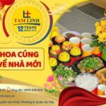 hoa cúng về nhà mới