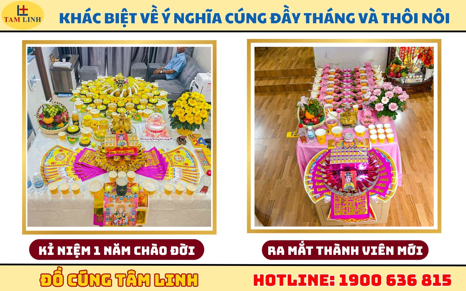 Khác biệt về ý nghĩa cúng đầy tháng và thôi nôi