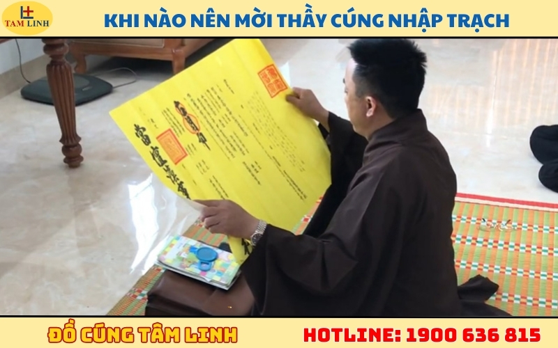 Khi nào nên mời thầy cúng nhập trạch