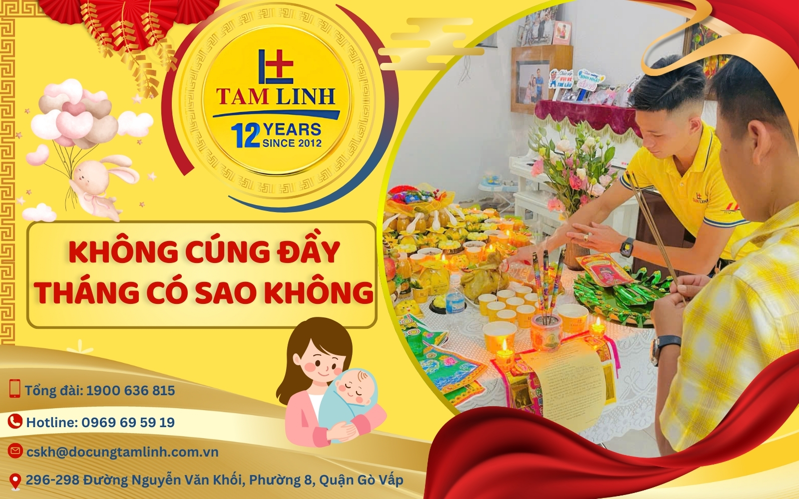 Không cúng đầy tháng cho bé có sao không