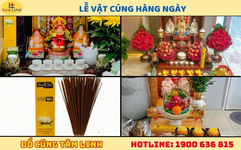 Lễ vật cúng rước Thần Tài hàng ngày