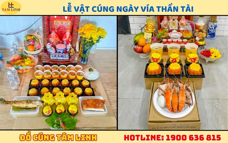 Lễ vật cúng rước Thần Tài ngày Vía Thần Tài