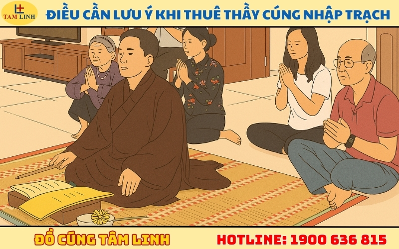 lưu ý khi thuê thầy cúng nhập trạch