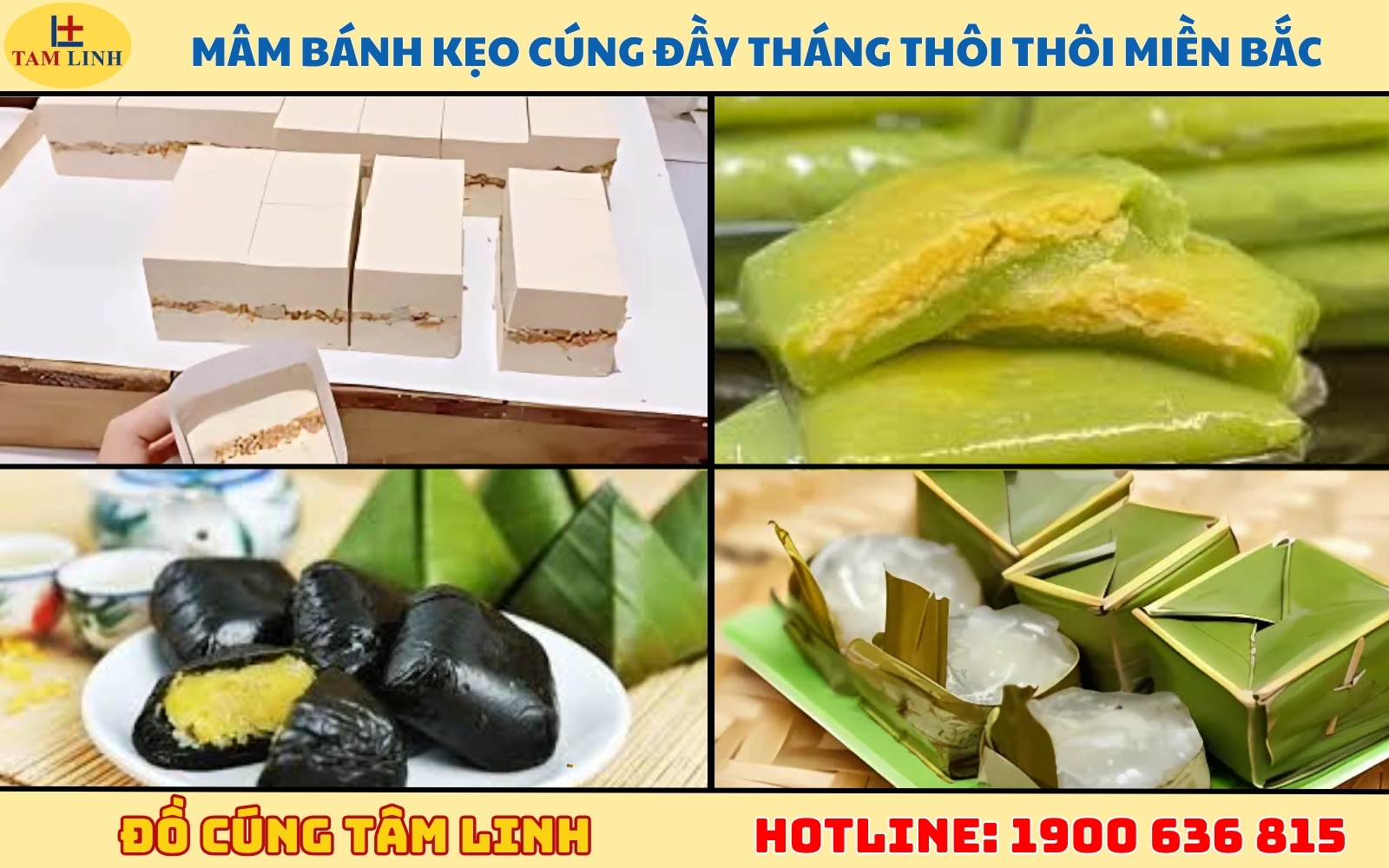 Mâm bánh kẹo cúng đầy tháng thôi thôi miền Bắc 