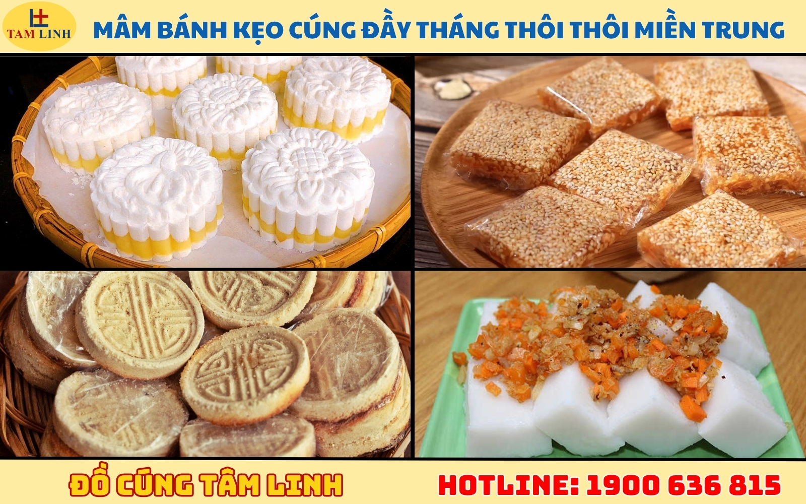 Mâm bánh kẹo cúng đầy tháng thôi thôi miền Trung 