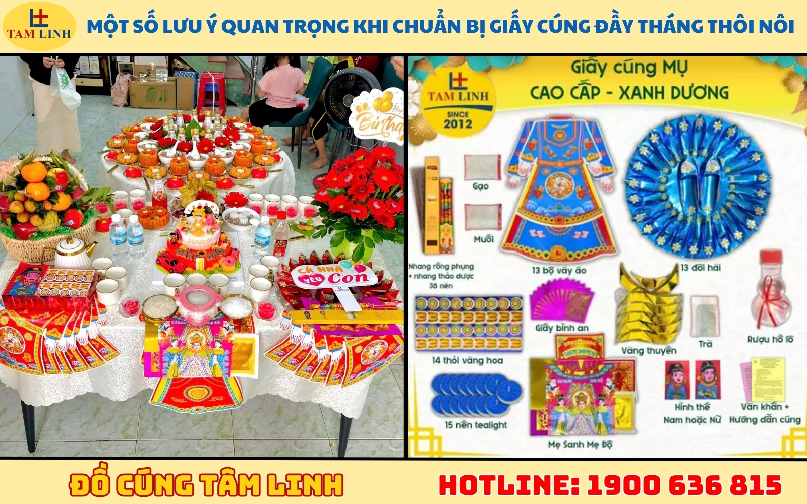 Một số lưu ý quan trọng khi chuẩn bị giấy cúng đầy tháng thôi nôi