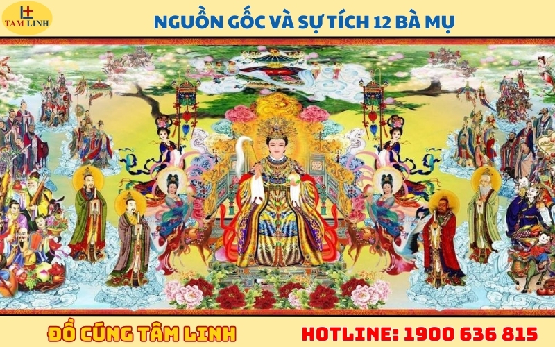 Nguồn gốc và sự tích 12 Bà Mụ
