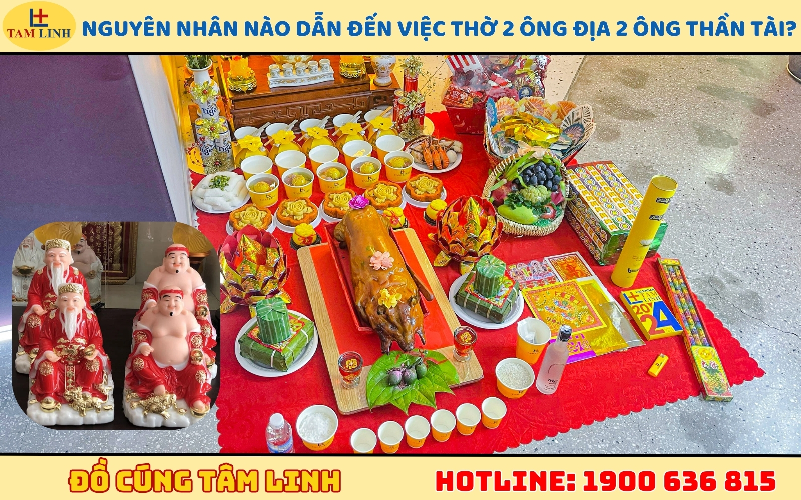 Nguyên nhân nào dẫn đến việc thờ 2 ông Địa 2 ông Thần Tài