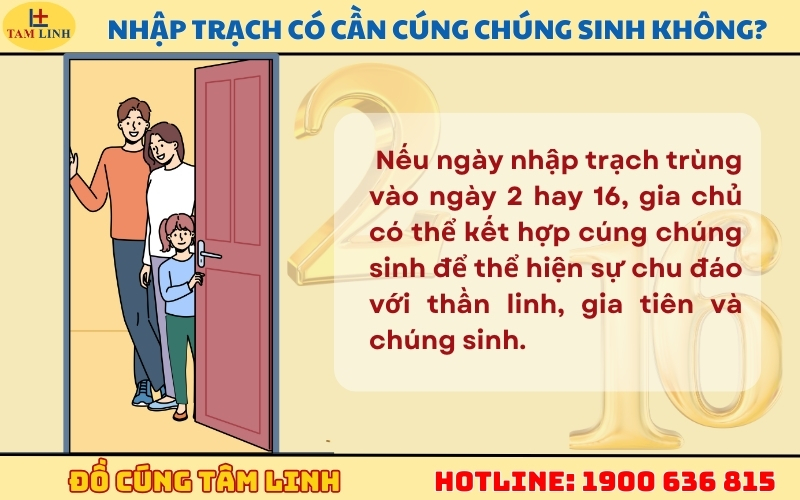 Nhập trạch có cần cúng chúng sinh không