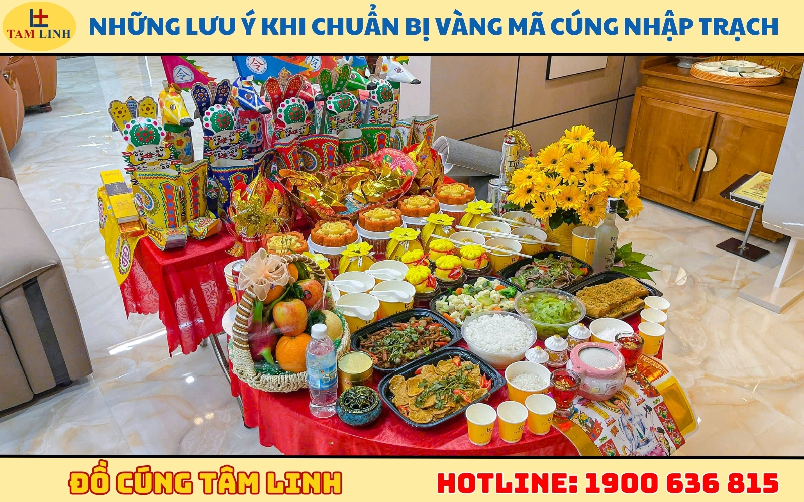 Những lưu ý khi chuẩn bị vàng mã cúng nhập trạch