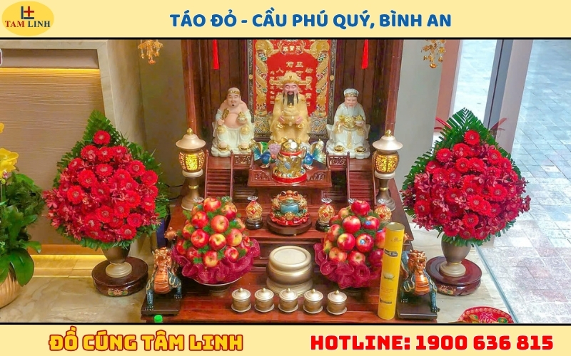Táo đỏ - Cầu phú quý, bình an