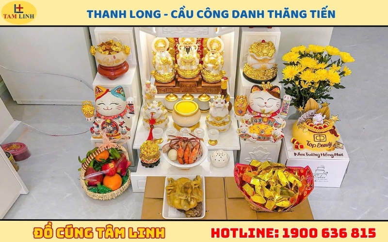 Thanh long - Cầu công danh thăng tiến