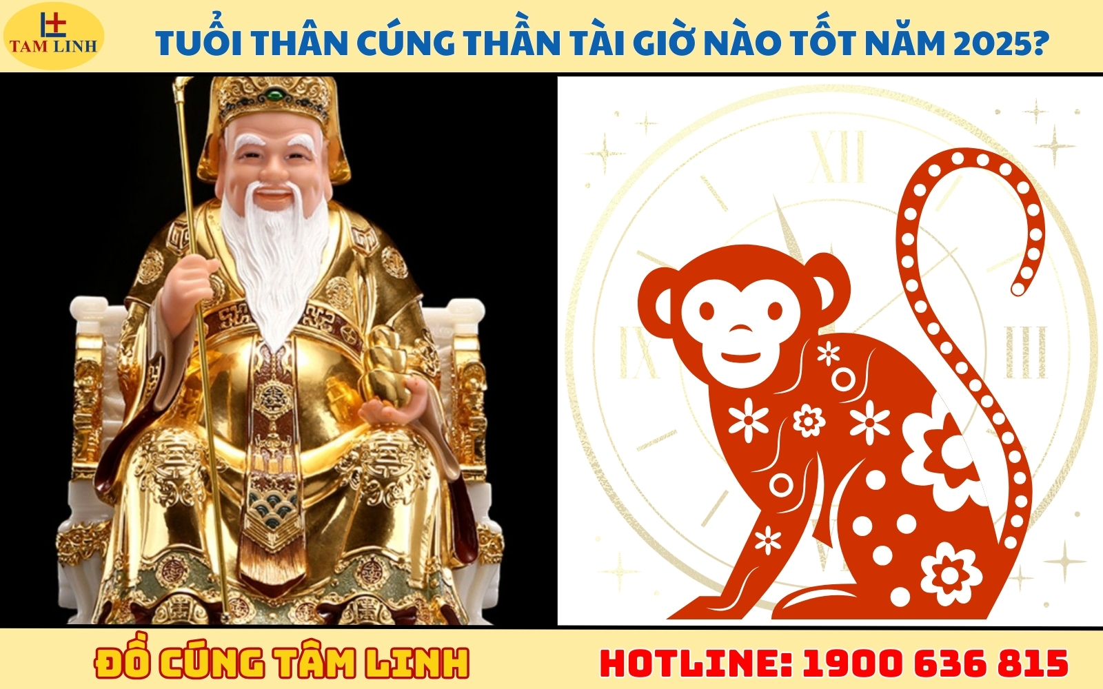 Tuổi Thân cúng Thần Tài giờ nào tốt năm 2025