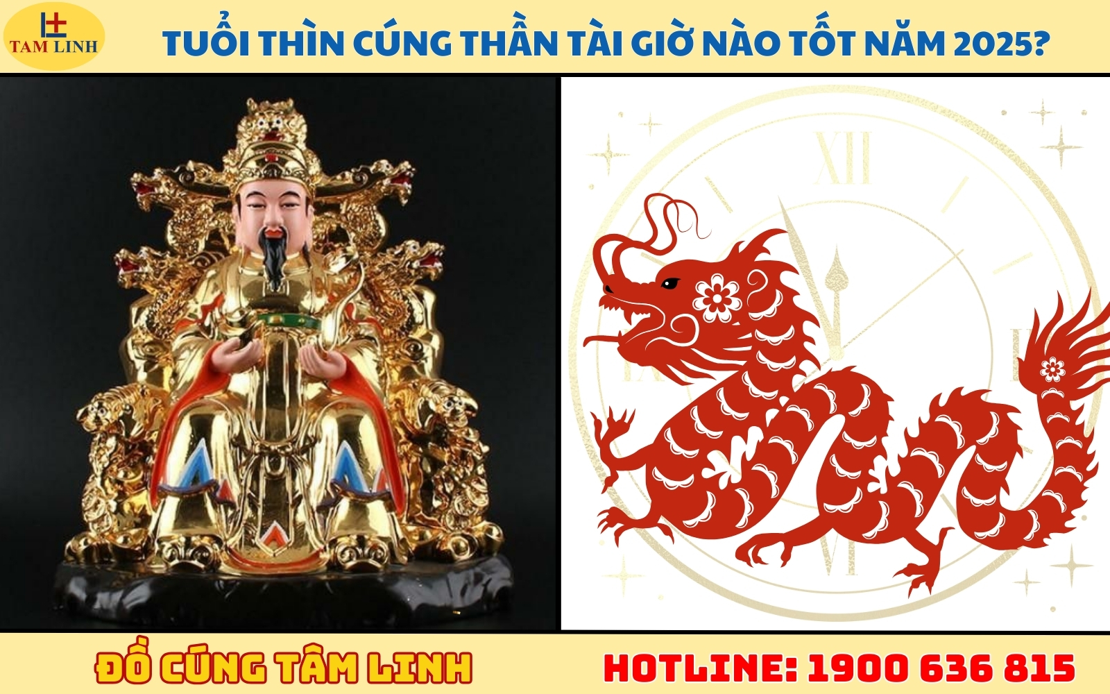Tuổi Thìn cúng Thần Tài giờ nào tốt năm 2025