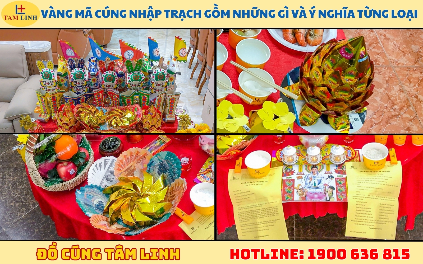 Vàng mã cúng nhập trạch gồm những gì và ý nghĩa từng loại