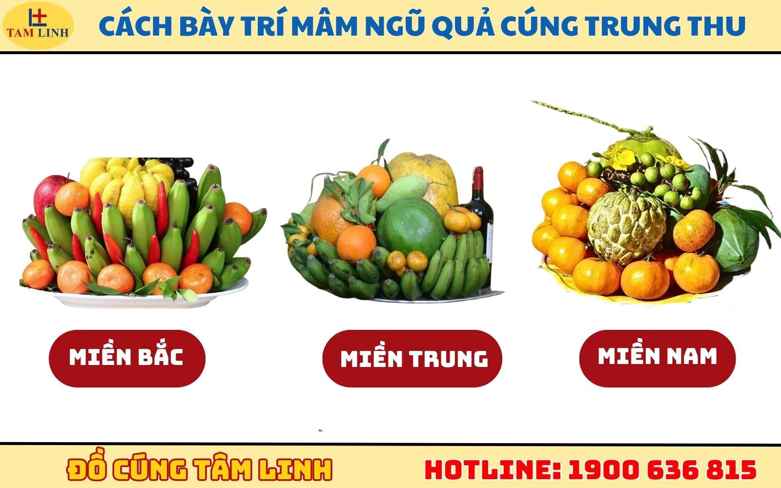 Cách bày trí mâm ngũ quả cúng trung thu