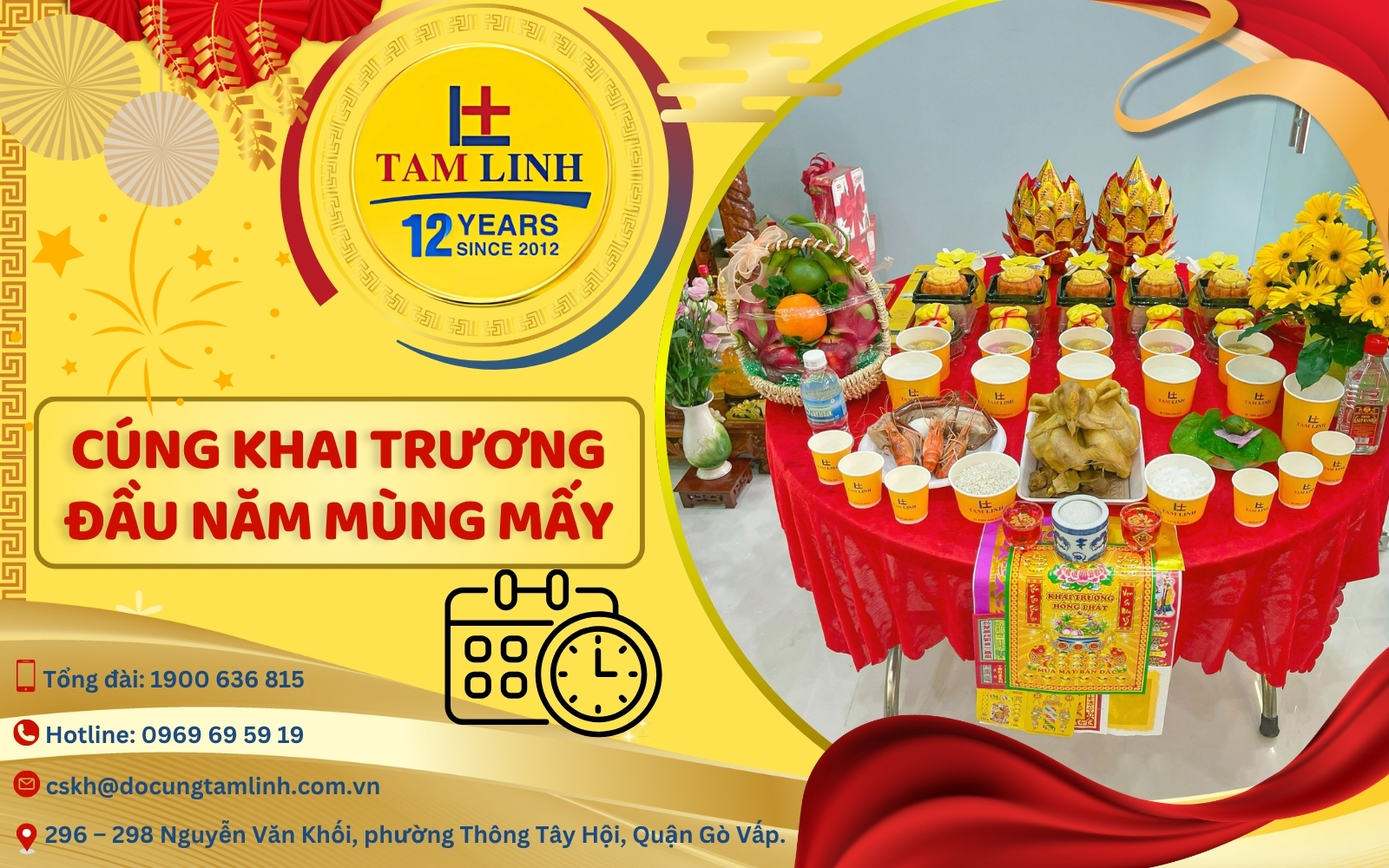 cúng khai trương đầu năm mùng mấy