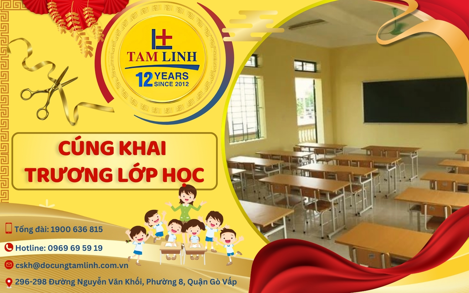 Cúng khai trương lớp học