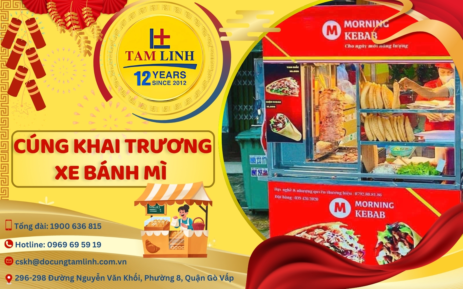 cúng khai trương xe bánh mì