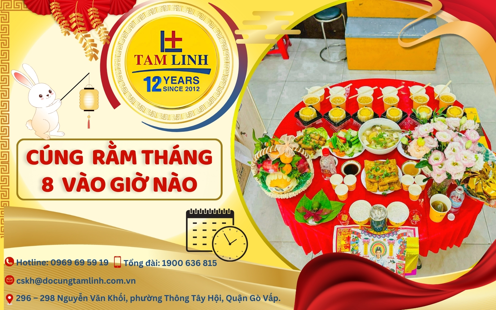 cúng rằm tháng 8 vào giờ nào