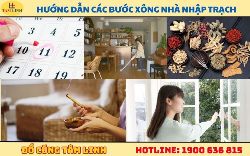Hướng dẫn các bước xông nhà nhập trạch