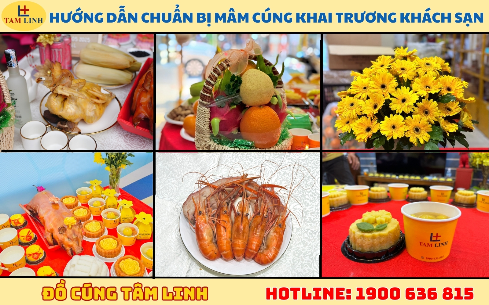 Hướng dẫn chuẩn bị mâm cúng khai trương khách sạn thịnh soạn