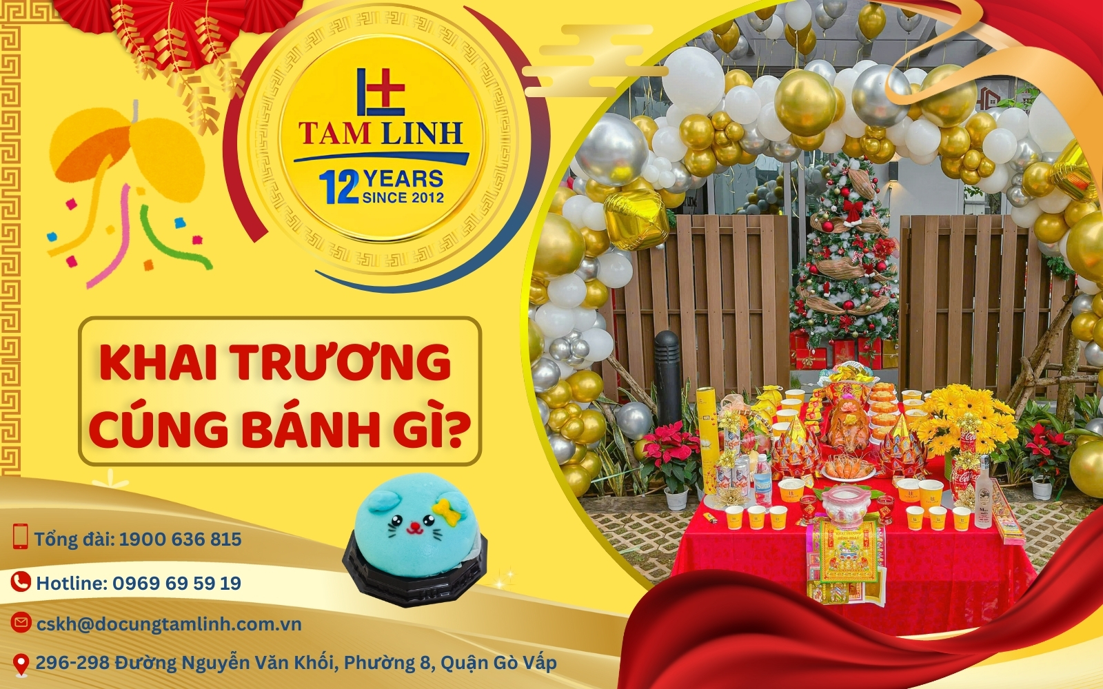 Khai trương cúng bánh gì