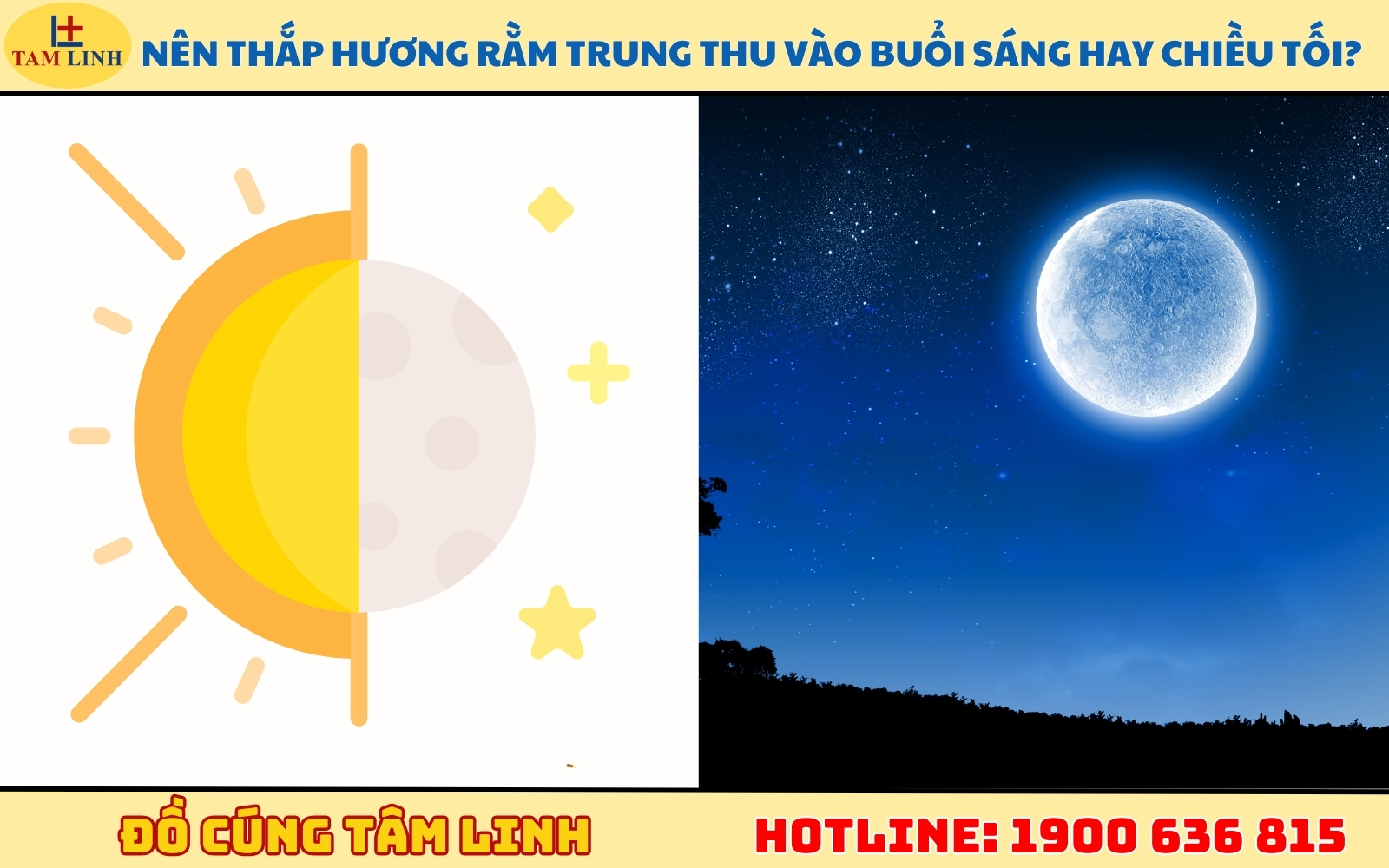 Nên thắp hương rằm trung thu vào buổi sáng hay chiều tối