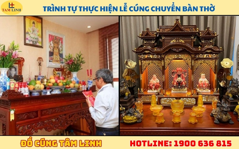 Nguyên tắc vàng khi bố trí bàn cúng khai trương