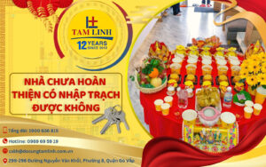 nha chua hoan thien co nhap trach duoc khong