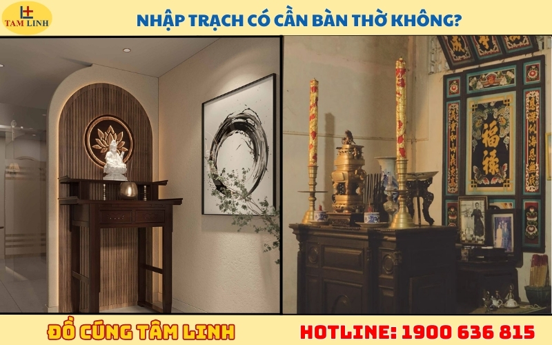 Nhập trạch có cần bàn thờ không-giải đáp