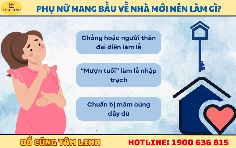 Phụ nữ mang bầu về nhà mới nên làm gì