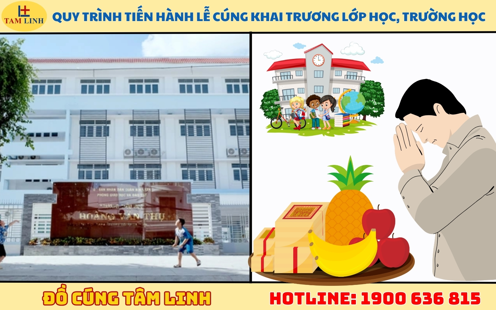 Quy trình tiến hành lễ cúng khai trương lớp học, trường học