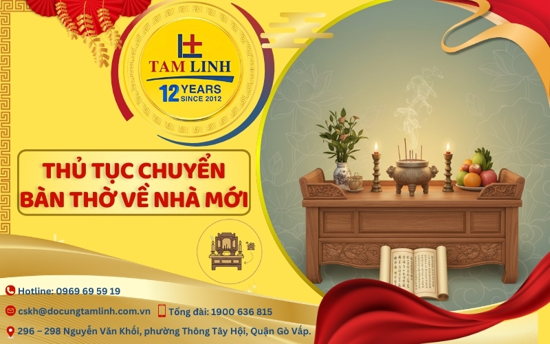 thủ tục chuyển bàn thờ về nhà mới