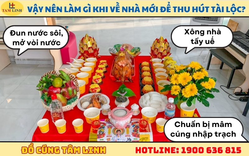 Vậy nên làm gì khi về nhà mới để thu hút tài lộc