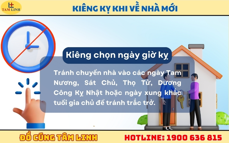 Về nhà mới kiêng gì - chọn ngày giờ kỵ