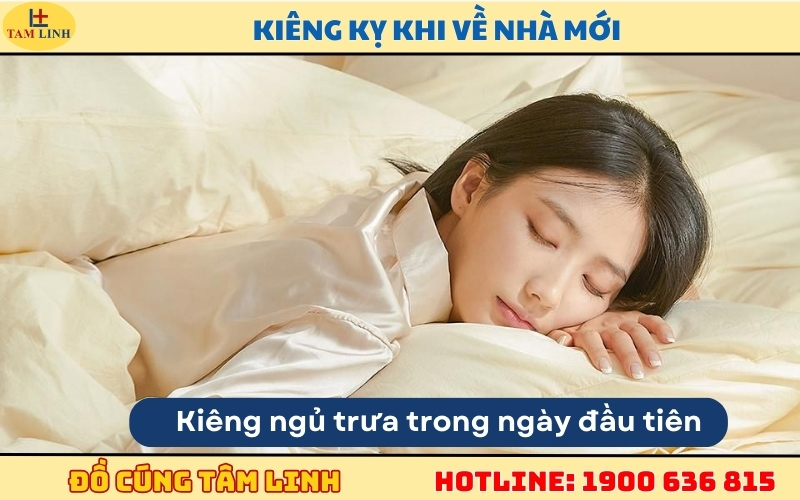 về nhà mới kiêng gì - ngủ trưa trong ngày đầu tiên