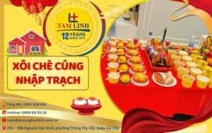 xôi chè cúng nhập trạch